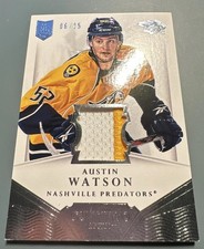 2013-14 Panini Dominion - Authentic Material Austin Watson #D-AW Prime /25 (MEM,