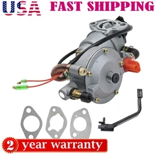 Dual Fuel Carburetor LPG Conversion Kit For Honda GX390 188F 5.5KW Manual Choke