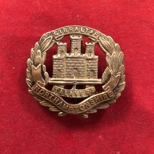 WW2 Era Cap Badge The Northamptonshire Regiment