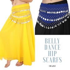 Egyptian Belly Dancing Coin Hip Scarf for Kids 3row Wholesale Mix Lot 10pcs