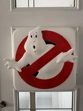 Ghostbusters Logo Light Up Wall Sign Official Movie Decor Sideshow Collectibles