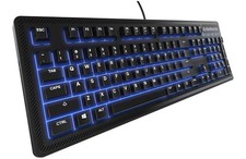 SteelSeries Apex 100 Gaming Keyboard - Tactile  Silent - Blue LED Backlit