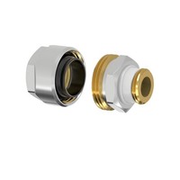 "Simplex Schwarzrohradapter Plus Dvgw Rohr 3/8\" X 1/2\" Ag Mit Einschneiddicht."
