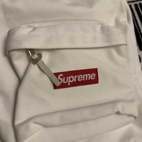 Sac à dos en toile blanche Supreme **VNDS**