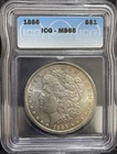 MS65 1886 Silver Morgan Dollar ICG MS65 GEM