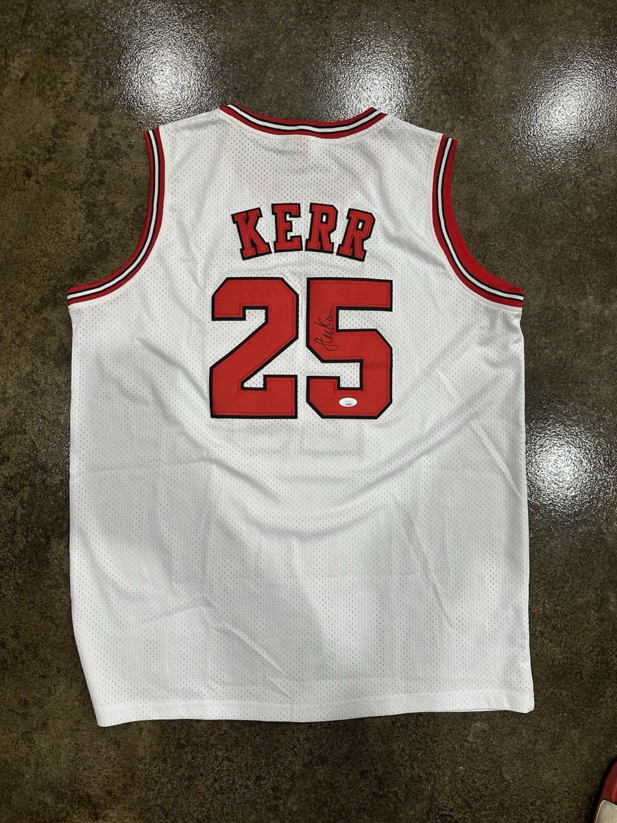 Basketball Kerr Bulls Jersey Steve Kerr Signed Chicago Bulls