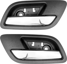 2007-2014 Tahoe Rear Interior Door Handle Pair Chrome Lever  Compatible Replaceme