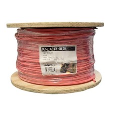 Honeywell GENESIS 43131004 Fire Alarm Cable, 1000Ft Spool, 14/2, SOLID, Red