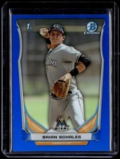 2014 Bowman Draft #DP103 Brian Schales Blue #/399