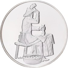 [#1528119] Frankreich, Medaille, Les Premières Monnaies Frappées à Monaco, 1976, Silber