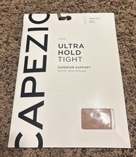 Capezio Girls' Hold and Stretch Stirrup Tight Girls Medium  N145C Suntan