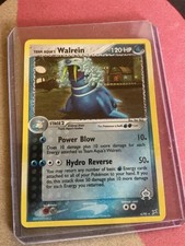 Team Aqua's Walrein 6/95 Team Magma vs Team Aqua Holo (Light Ware, Top Loaded)