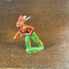 Vintage Crescent Lead Toy Indian Figure (I will Combine Postage)