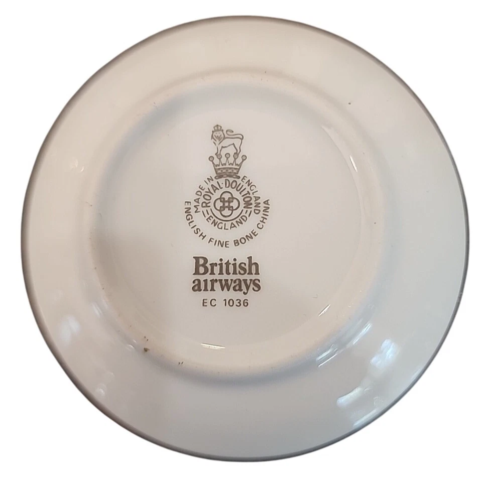 De colección Concorde Droop-Nose Ed. Plato de mermelada de mantequilla Royal Doulton de British Airways Foto 4 de 4