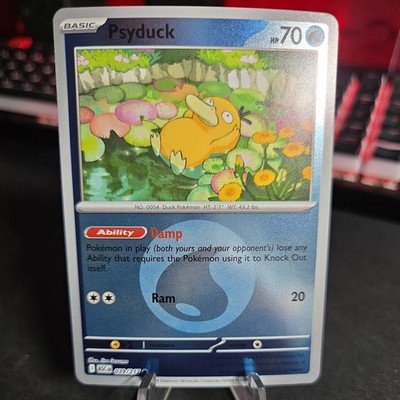 Pokemon TCG - Ascended Heroes Psyduck 039/217 - Water Energy Reverse Holo NM  