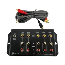 Niles AVDA3 Audio/Video Distribution Amplifier, 1-In/3-Out A/V - NO Power Cable