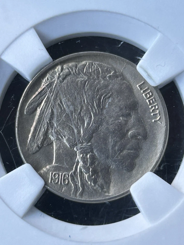 Moneda de níquel búfalo 1916-D escasa semillave Foto 4 de 4