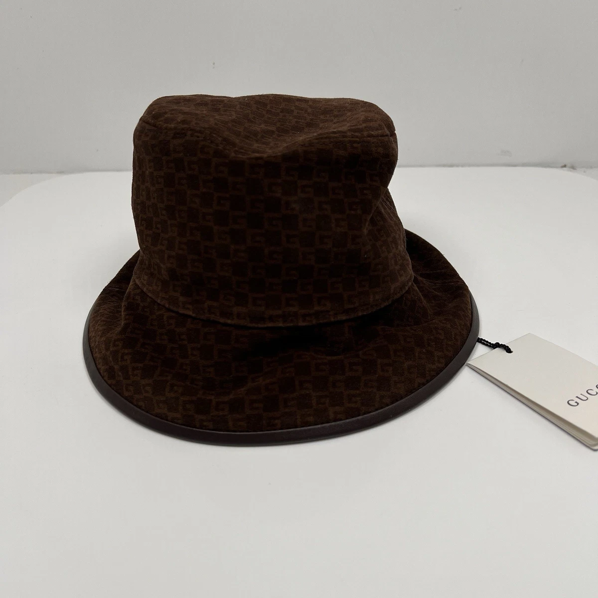 Cole Haan L/XL Wool Blend  Heather Brown Hat NEW Brown Size L Bucket Hats for Women for sale | eBay main image 3
