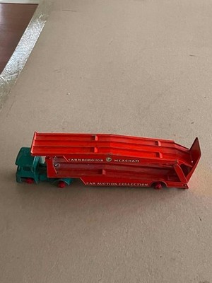 Matchbox Vintage King Size K-8 Car Transporter Guy Warrior Lesney orange Trailer