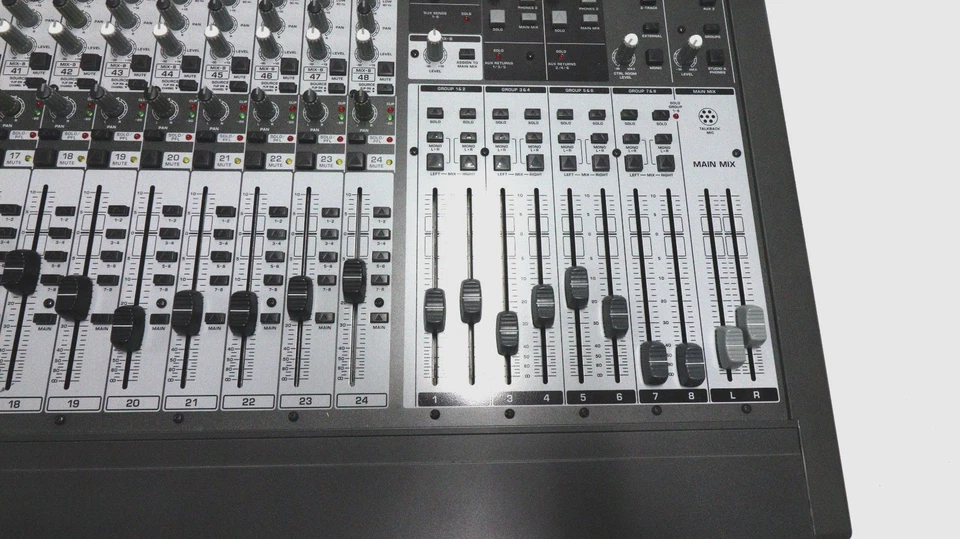 Eurodesk SH4882 -24-Channel Live/Studio Sound Mixing Console Analog Audio Mixer - Image 4 of 4