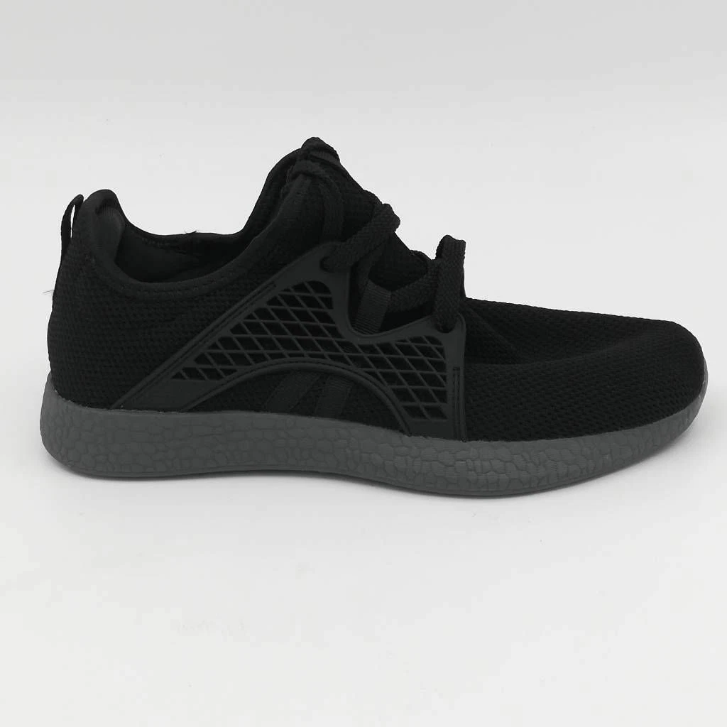 Inzcou Womens Gym Work Shoes Black Low Top Lace Up Mesh Sneakers EUR 40 New