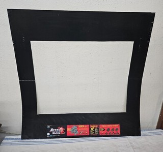 SNK METAL SLUG 5 Arcade Game Cardboard 25" Monitor Bezel Dynamo 25 3/4" Square