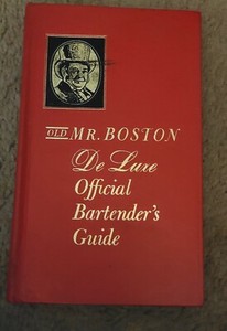 Vintage Old Mr Boston ~ Official Bartender's Guide Hardcover Book