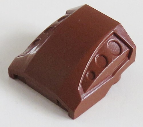 LEGO - Dachstein / Slope 2 x 2 gebogen / Motorhaube (2 Stück), rotbraun # 44675