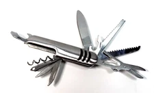 Multi- Function  Pocket Knife Stainless Steel 11 features in 1 Sartego