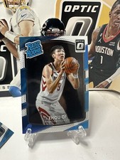 Zhou Qi 2017 2018 Donruss Optic 151 Panini Rookie RC Houston Rockets