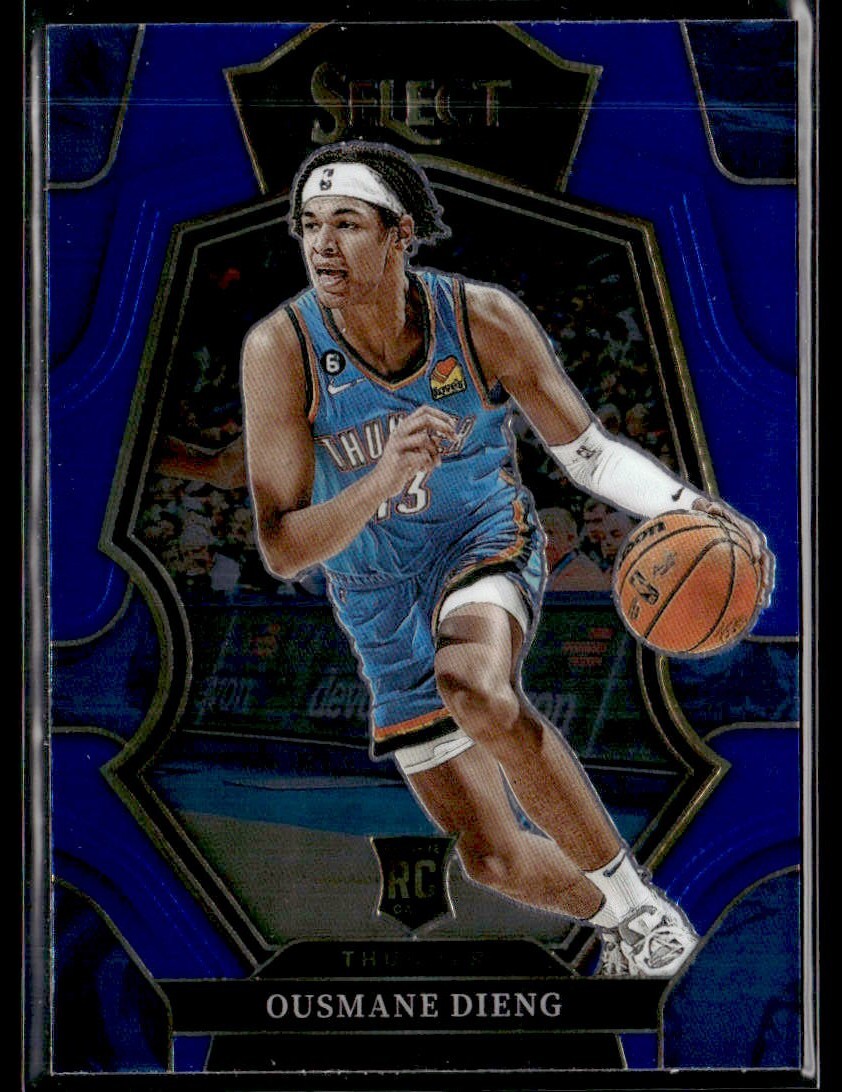 2022-23 Panini Select Retail Ousmane Dieng Premier Level RC #190 Thunder