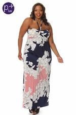 PLUS FLORAL MULTI-COLOR CLUB PARTY EVENING HOLIDAY CASUAL DRESS NEW 1X 2X 3X 