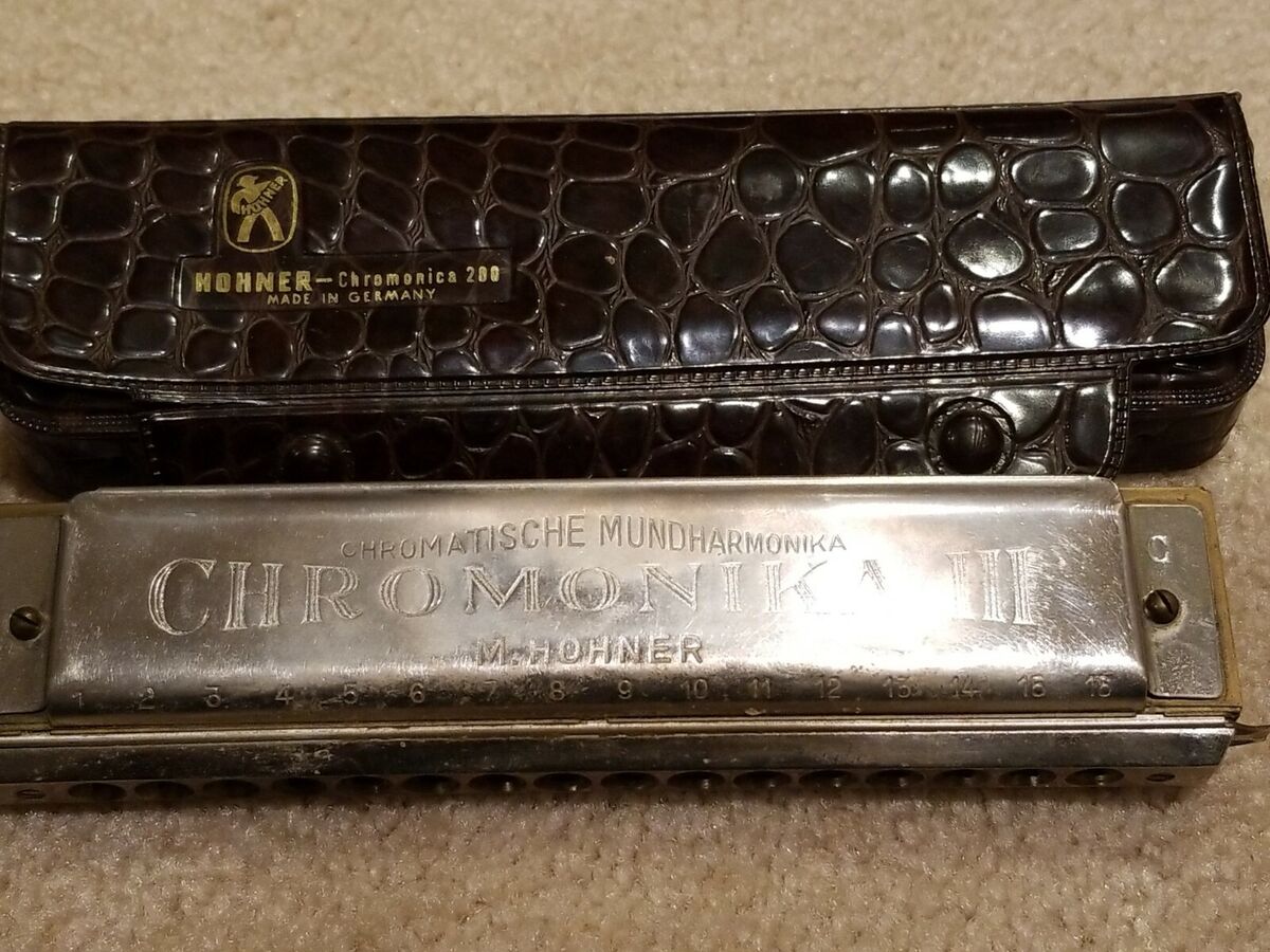 VINTAGE M. HOHNER 280 C Chromonika III Harmonica-Made in VINTAGE M. HOHNER 280 C Chromonika III Harmonica-Made in