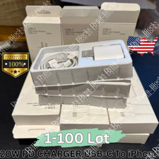 20W PD Cable Power Adapter Type USB-C Fast Charger For iPhone 11/12/13/14/8 LOT