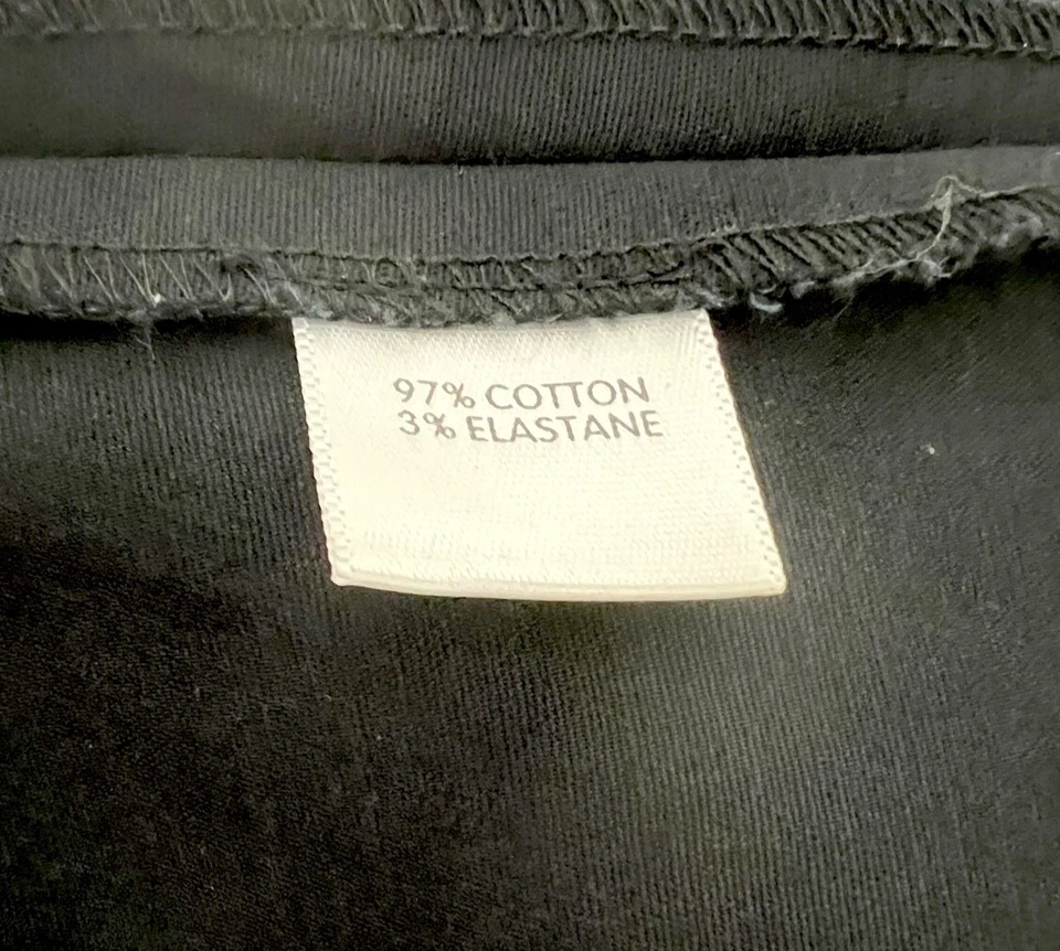 SAKS FIVE AVENUE Bermuda Mujer Negro, Algodón, Talla 8 Foto 4 de 4