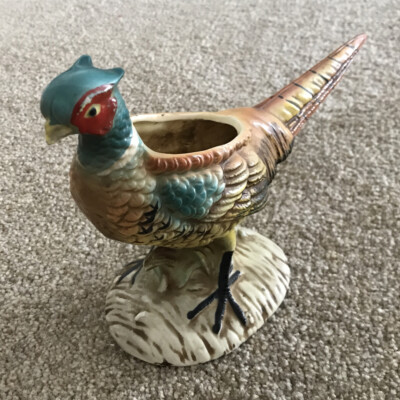 RING NECKED PHEASANTVASE