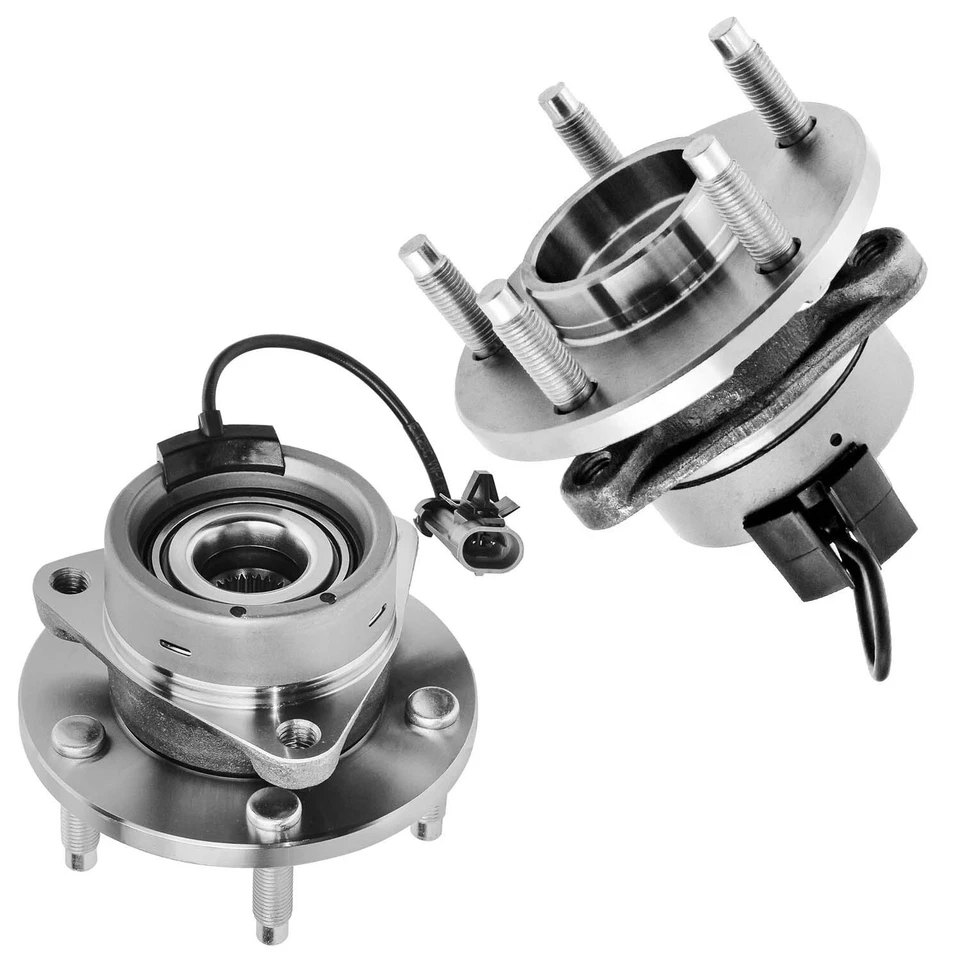 Front Wheel Bearing Hubs Brake Rotors Pads for 2007-2010 Chevy Cobalt Pontiac G5 — 第 4/4 张图片