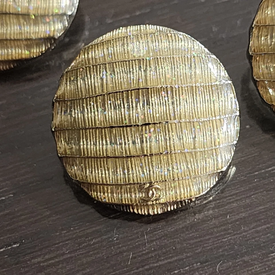 Vintage Chanel Buttons Lot 5pcs - Image 3 of 3