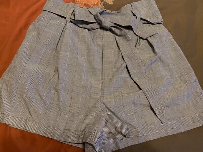 Forever 21 Black White Print Dress Shorts Size Medium