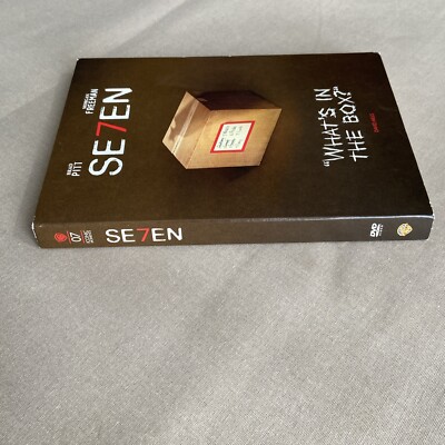 Se7en (DVD, 1995) W/ Slipcover Crime Mystery Morgan Freeman Brad