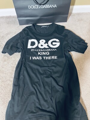 DOLCE GABBANA KING I WAS THERE RUNWAY SHIRT MSRP $1500 | eBay