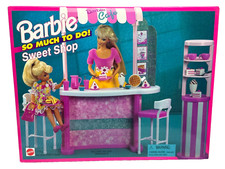 BK~ NUEVO EN CAJA MUÑECA BARBIE 1995 SO MUCH TO DO SWEET SHOP JUEGO SET 67400