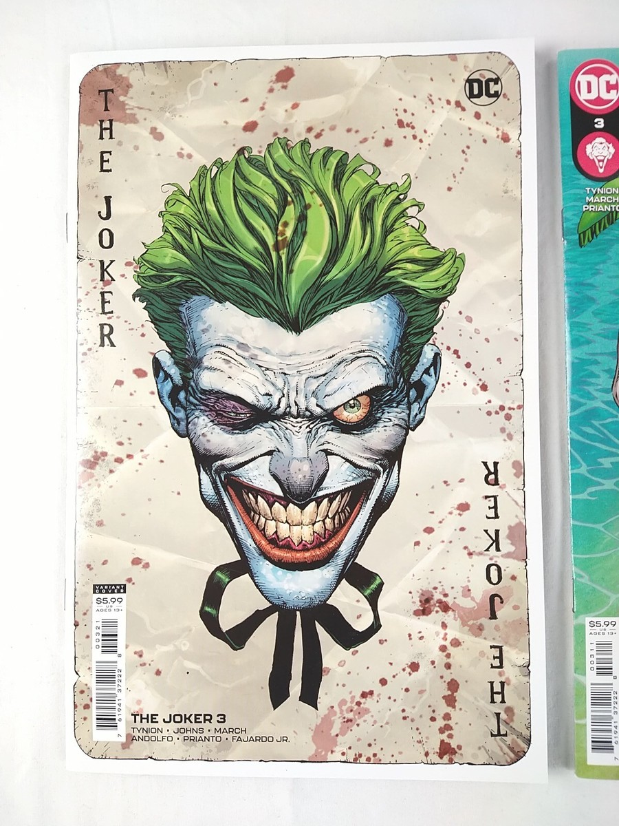 The Joker #3 A + Finch Playing Card Variant (2021 DC Comics) NM