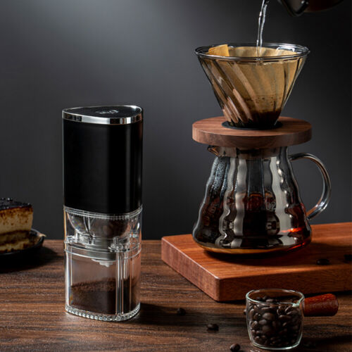 Elektrische Kaffeemühle Kaffeebohnen Mühle Mahlmaschine Coffee Grinder Tragbar - Bild 1 von 11