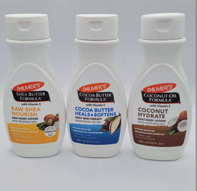 X3 Palmers Coconut Oil Body Lotion, Cocoa Butter  Daily Skin, Shea Body Lotion