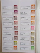 SPECIALISED MACHIN COLLECTION Y1760-Y1790 COMPLETE ALL PRINTINGS 45 LITHO STAMPS