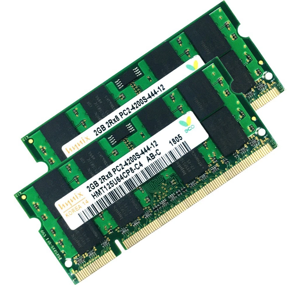4GB 2x 2GB PC2-4200S DDR2-533MHz 200PIN SO-DIMM Notebook Laptop Memory For Hynix - Image 3 of 4