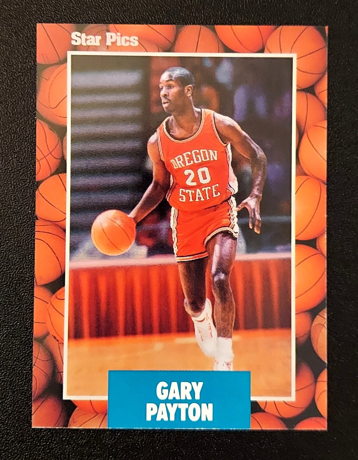 1990 Star Pics Basketball GARY PAYTON #21 Oregon State Seattle Sonics ROOKIE RC