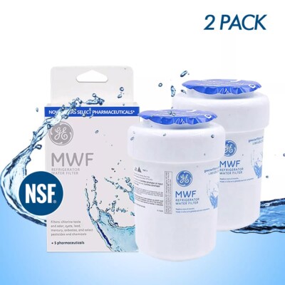 2 PACK NEW GE MWF MWFP 46-9991 GWF Smartwater Genuine Refrigerator Water Filter
