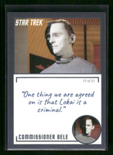 2020 Rittenhouse Star Trek TOS Archives Card #83 Commissioner Bele 17 Of 21